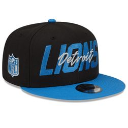 Detroit Lions 2022 Official NFL Draft 9Fifty Snapback Hat