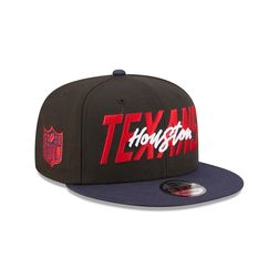 Houston Texans 2022 Official NFL Draft 9Fifty Snapback Hat