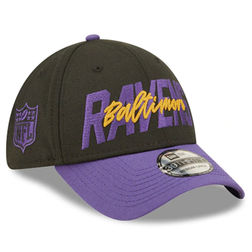 Baltimore Ravens New Era 2022 NFL Draft Official 39THIRTY Flex Hat