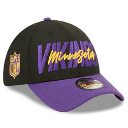 Minnesota Vikings New Era 2022 NFL Draft Official 39THIRTY Flex Hat