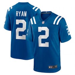 Indianapolis Colts Matt Ryan Blue Nike Game Jersey