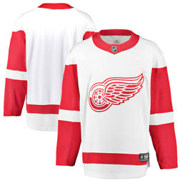 Detroit Red Wings White Fanatics Away Breakaway Jersey