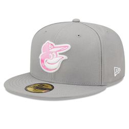 Baltimore Orioles Gray Mother's Day 2022 On-Field Tie Dye UV New Era 59FIFTY Fitted Hat