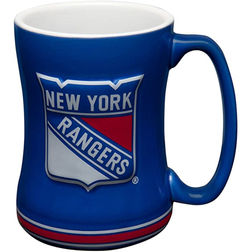 New York Rangers 14oz Team Logo Relief Mug