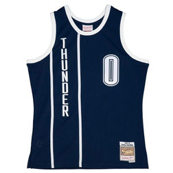 Oklahoma City Thunder Russell Westbrook Mitchell & Ness 2015-16 Hardwood Classics Swingman Player Navy Alternate Jersey