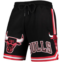 Chicago Bulls Black Pro Standard Chenille Shorts