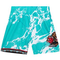 Vancouver Grizzlies 1996 Marble Mitchell & Ness Swingman Shorts