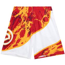 Atlanta Hawks 1986 Marble Mitchell & Ness Swingman Shorts