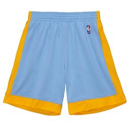 Los Angeles Lakers Mitchell & Ness 2001-02 Blue Swingman Shorts