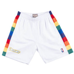 Denver Nuggets Mitchell & Ness 1991-92 White Swingman Shorts