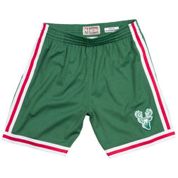 Milwaukee Bucks Mitchell & Ness 1971-72 Green Swingman Shorts