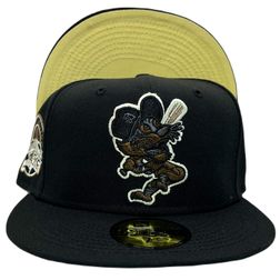 Detroit Tigers Punk Pack Ziggy Stardust Tiger Stadium 1999 Final Season Side Patch Light Yellow UV 59FIFTY Fitted Hat