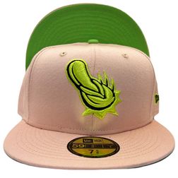 Flying Chanclas De San Antonio MiLB Punk Pack Sex Pistols Lime Green UV 59FIFTY Fitted Hat