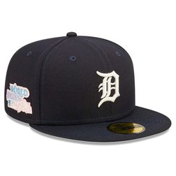 Detroit Tigers Navy 1984 World Series Pop Sweat 59FIFTY Fitted Hat