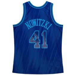 Dallas Mavericks Dirk Nowitzki Mitchell & Ness 1998-99 Hardwood Classics Monochrome Swingman Jersey