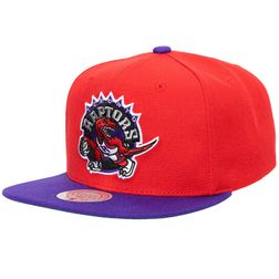 Toronto Raptors Red-Purple Two Tone NBA Core Basic Mitchell & Ness Snapback