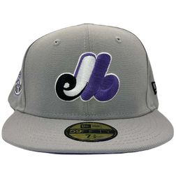 Montreal Expos Purple Reign Pack 1982 All Star Game Side Patch Purple UV 59FIFTY Fitted Hat