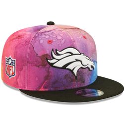 Denver Broncos New Era 2022 NFL Crucial Catch Multi Color 9FIFTY Snapback Adjustable Hat