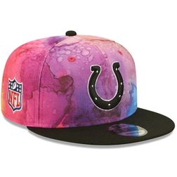 Indianapolis Colts New Era 2022 NFL Crucial Catch Multi Color 9FIFTY Snapback Adjustable Hat