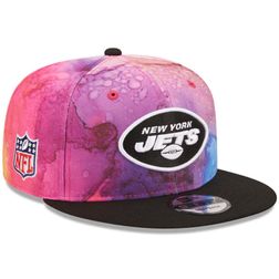 New York Jets New Era 2022 NFL Crucial Catch Multi Color 9FIFTY Snapback Adjustable Hat