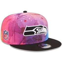 Seattle Seahawks New Era 2022 NFL Crucial Catch Multi Color 9FIFTY Snapback Adjustable Hat