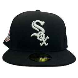 Chicago White Sox Pro Image Exclusive Black 2003 ASG Patch Pink Sweatband and UV 59FIFTY Fitted Hat