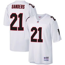 Atlanta Falcons Deion Sanders Mitchell & Ness 1992 White Legacy Jersey