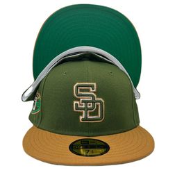 San Diego Padres Shades Of Fall 50th Anniversary Patch Green UV 59FIFTY Fitted Hat