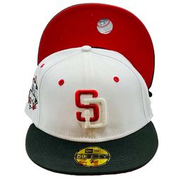 San Diego Padres White The Queen Mary 2016 All Star Game Side Patch Red UV New Era 59Fifty Fitted Hat