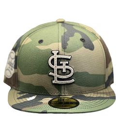 St. Louis Cardinals Pro Image Exclusive Camo Felt Green UV 59FIFTY Fitted Hat