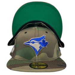 Toronto Blue Jays Pro Image Exclusive Camo Felt Green UV 59FIFTY Fitted Hat