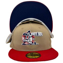 Chicago White Sox Two Tone Classic Pack 75 Years Side Patch Navy Blue UV 59FIFTY Fitted Hat