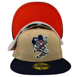 Detroit Tigers Two Tone Classic Pack Tiger Stadium Side Patch Orange UV 59FIFTY Fitted Hat