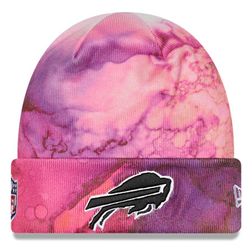 Buffalo Bills 2022 NFL Crucial Catch Intercept Cancer Cuffed Knit Hat Beanie