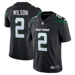 New York Jets Zach Wilson Nike Stealth Black Vapor Limited Jersey