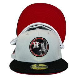 Houston Astros Gray Lunar Dust Apollo 11 Patch Red UV 59FIFTY Fitted Hat