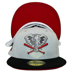 Oakland Athletics Gray Lunar Dust Battle of the Bay Patch Red UV 59FIFTY Fitted Hat