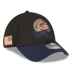 Chicago Bears New Era 2022 NFL Salute to Service Collection 39THIRTY Flex Hat