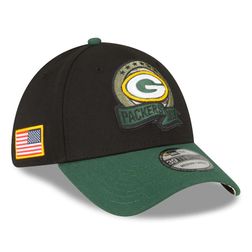 Green Bay Packers New Era 2022 NFL Salute to Service Collection 39THIRTY Flex Hat