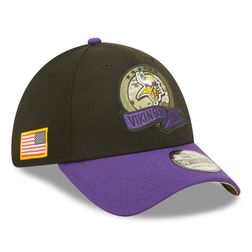 Minnesota Vikings New Era 2022 NFL Salute to Service Collection 39THIRTY Flex Hat