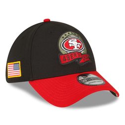 San Francisco 49ers New Era 2022 NFL Salute to Service Collection 39THIRTY Flex Hat