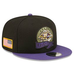 Baltimore Ravens New Era 2022 NFL Salute to Service 9FIFTY Snapback Adjustable Hat