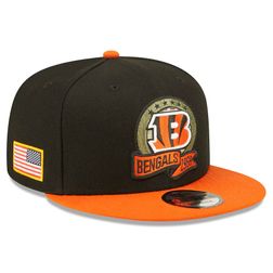 Cincinnati Bengals New Era 2022 NFL Salute to Service 9FIFTY Snapback Adjustable Hat