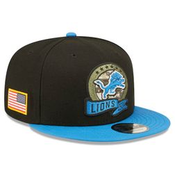 Detroit Lions New Era 2022 NFL Salute to Service 9FIFTY Snapback Adjustable Hat