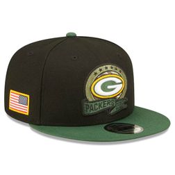 Green Bay Packers New Era 2022 NFL Salute to Service 9FIFTY Snapback Adjustable Hat