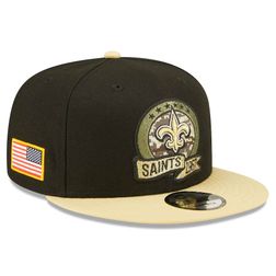 New Orleans Saints New Era 2022 NFL Salute to Service 9FIFTY Snapback Adjustable Hat