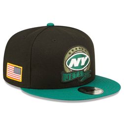 New York Jets New Era 2022 NFL Salute to Service 9FIFTY Snapback Adjustable Hat