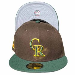 Colorado Rockies Brown Beer of God's All Star Game Side Patch Gray UV 59FIFTY Fitted Hat