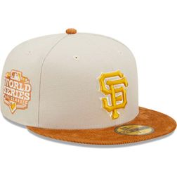 San Francisco Giants Cream 2012 WS Fall Classic Patch Brown Corduroy Visor Dark Green UV 59FIFTY Fitted Hat