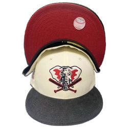 Oakland Athletics Two Tone Corduroy Brim Battle of the Bay Patch Scarlet UV 59FIFTY Fitted Hat